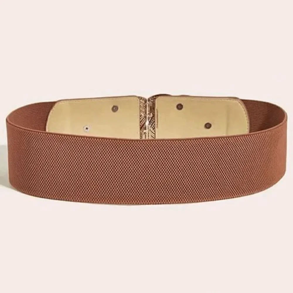 Ladies Brown Gorgeous Statement Belt (33.5 Inches)